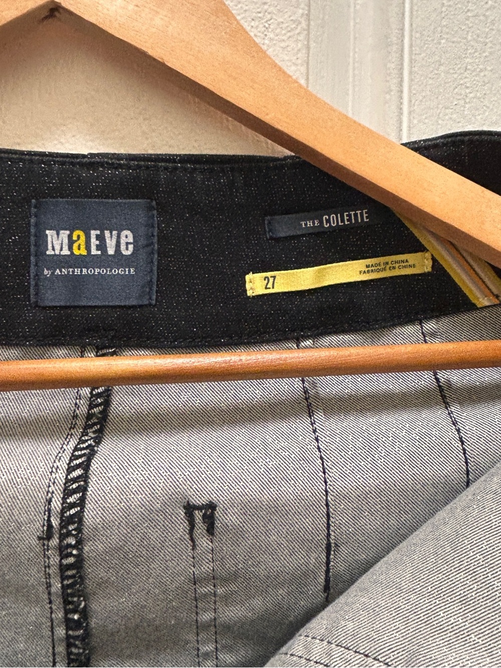 Anthropologie Maeve The Colette Men's Skinny Jeans in Black